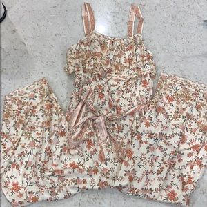 American Eagle Floral Jumpsuit
